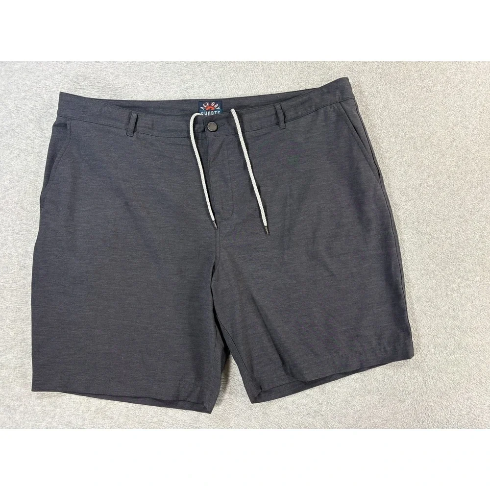 Faherty ALL DAY Casual Flat Front Shorts (Men's‎ 42) Gray - 9
